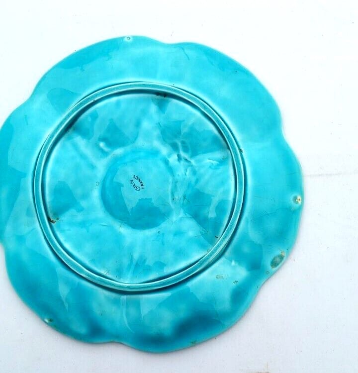 gien assiette à huitres couleur turquoise — photo 4