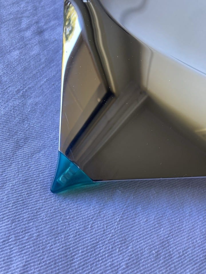 Plat de service, plateau en inox miroir Alessi, design Philippe Starck 1992 — foto 8