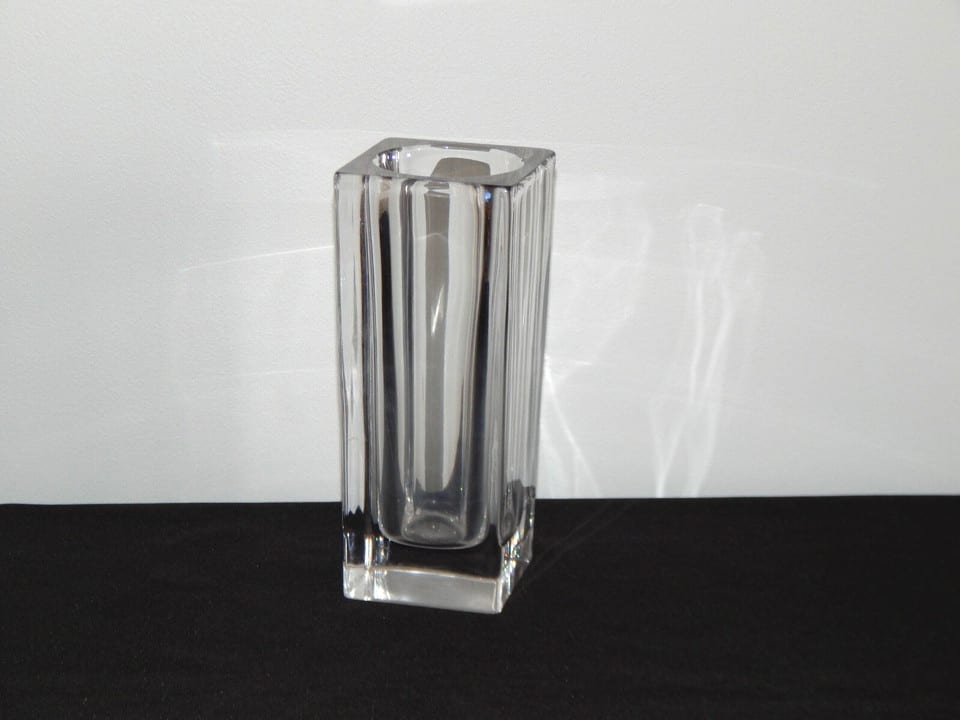 ANCIEN VASE NAXOS en CRISTAL de Sèvres Signé