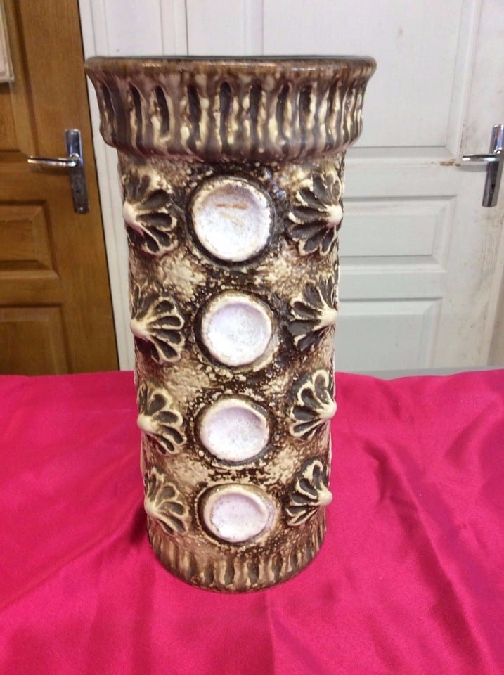 Vase année 60 vintage haut 30 diam 14 cm — photo 2
