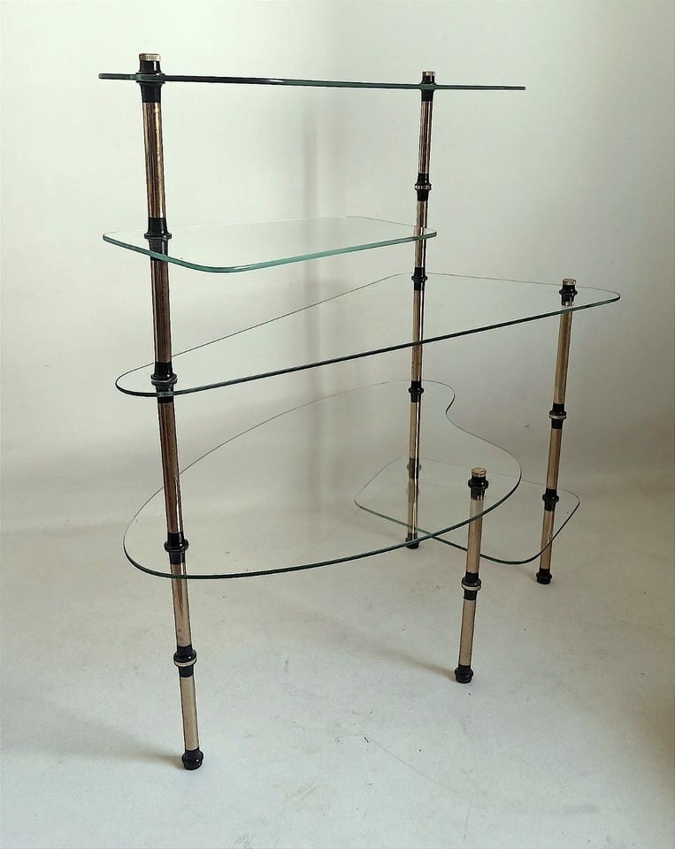 Étagère vitrée sur pied Années 50 Largeur 82 cm — foto 7