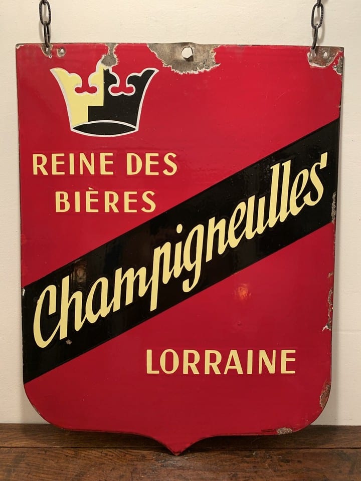 Plaque émaillée Champigneulles
