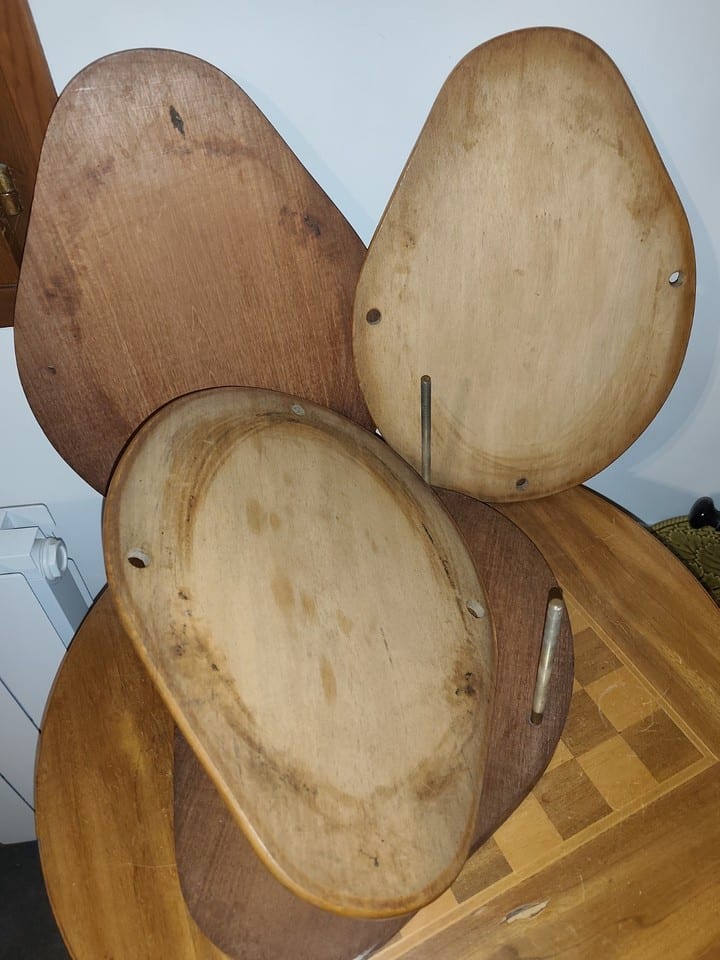 RARE - Ancien Tendeur de Raquette De Tennis en Acajou- Debut XX éme. — foto 5