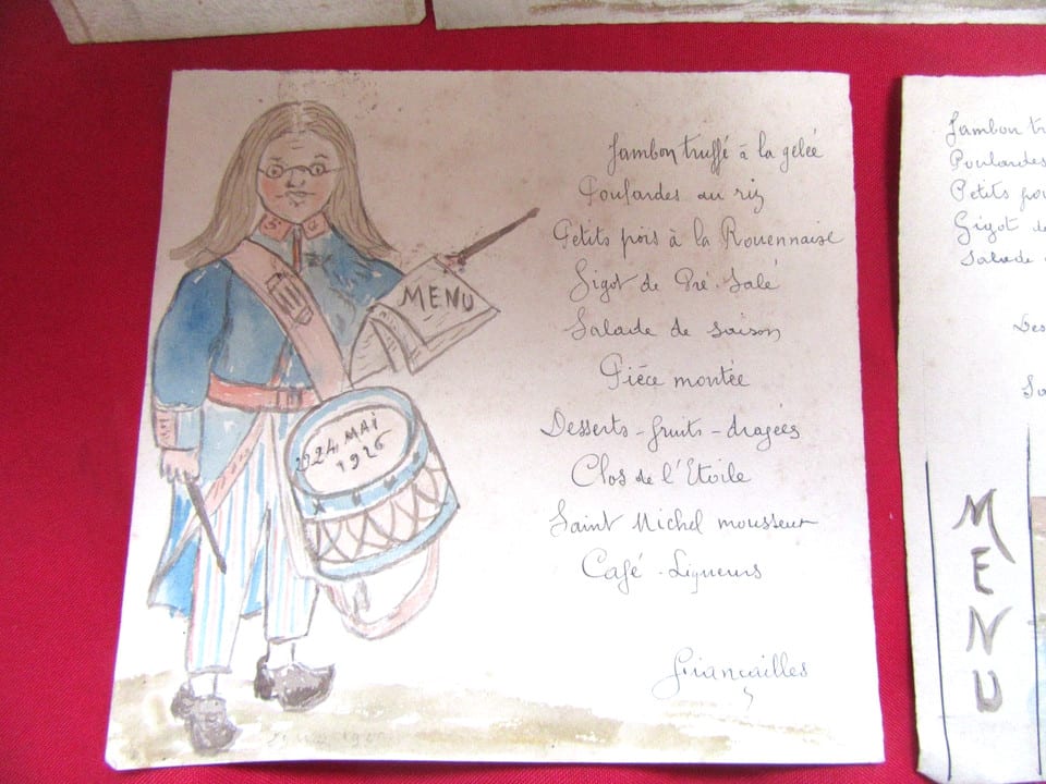 lot de 5 menus - 1911- 1926- — photo 6