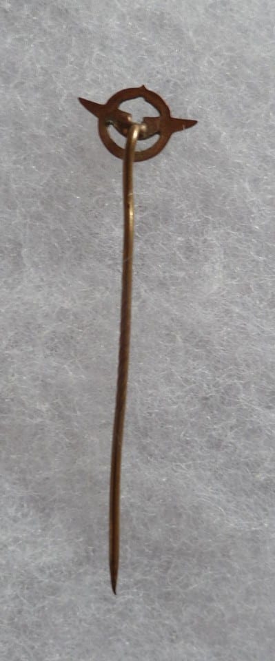 Insigne épinglette BREVET DE PILOTE ORIGINAL Armée de l'Air MINI PILOT WING FR 1 — photo 3