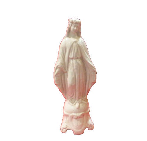VIERGE EN PORCELAINE DE ANDENNE BELGIQUE HAUT 25 CM