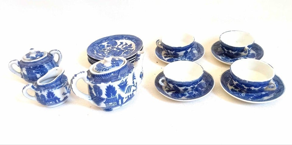 Dinette service à thé 15 pièces Porcelaine Japon — photo 7