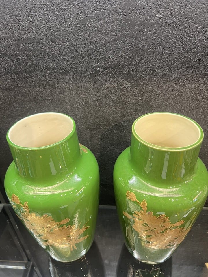 Paires De Vases « Sarreguemines » — photo 4