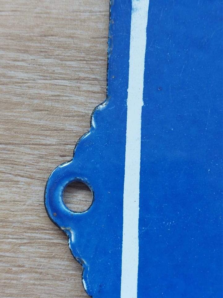 Ancienne PLAQUE émaillée de maison numéro 12 — foto 2