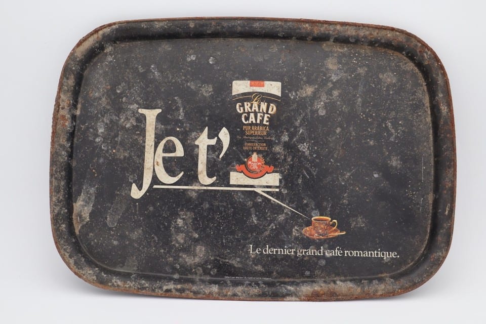 Plateau publicitaire ancien Jet' Le Grand Café – Maison du Café — photo 2