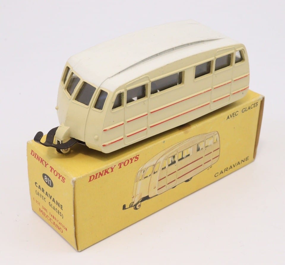 Dinky Toys boite 811 Caravane Hénon avec glaces