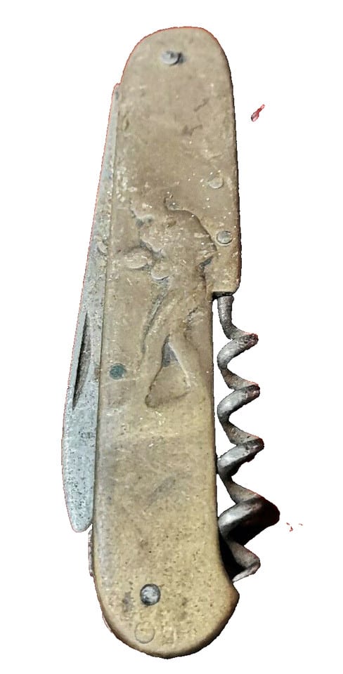 Couteau de poche avec tir bouchon