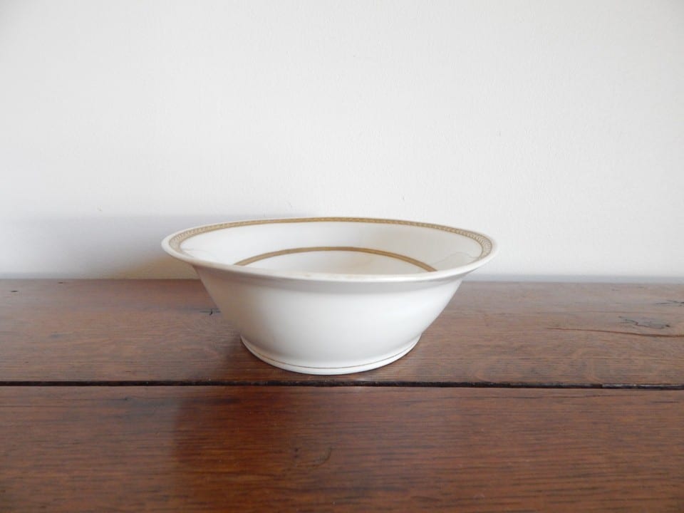 ANCIEN Grand RAVIER Plat PORCELAINE Limoges L. Bernardaud & Cie Liseré Doré — photo 5