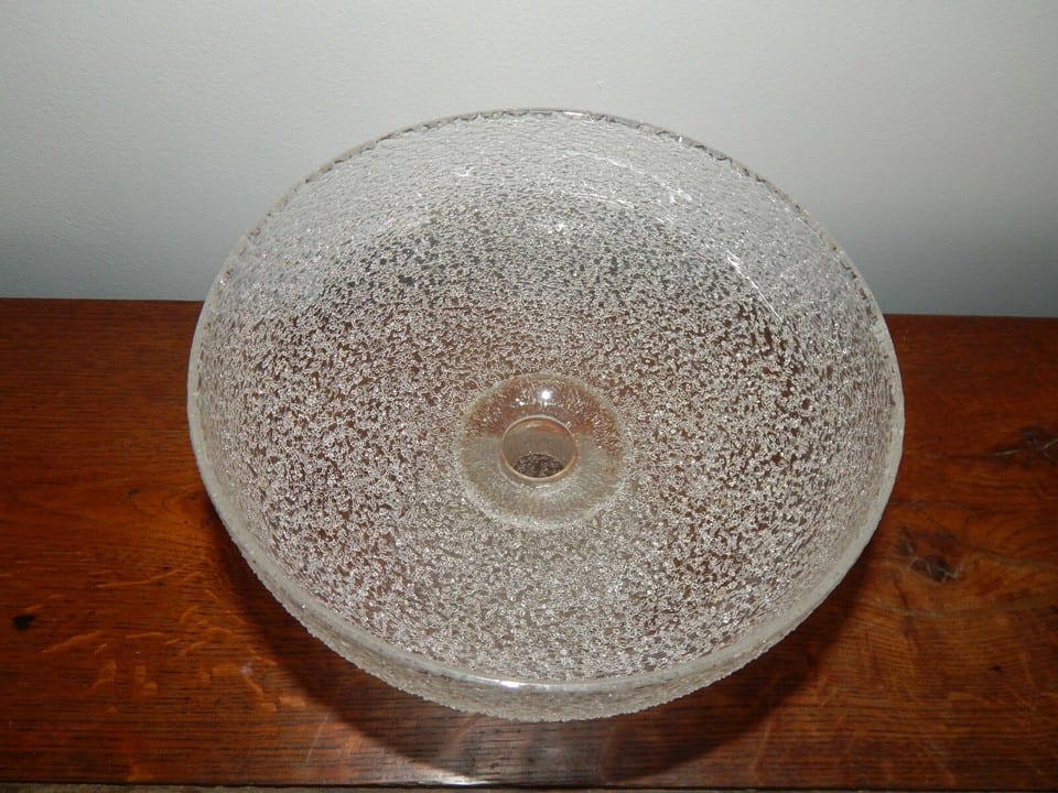 ANCIENNE Coupe Art Déco en CRISTAL Givré Baccarat ? — photo 7