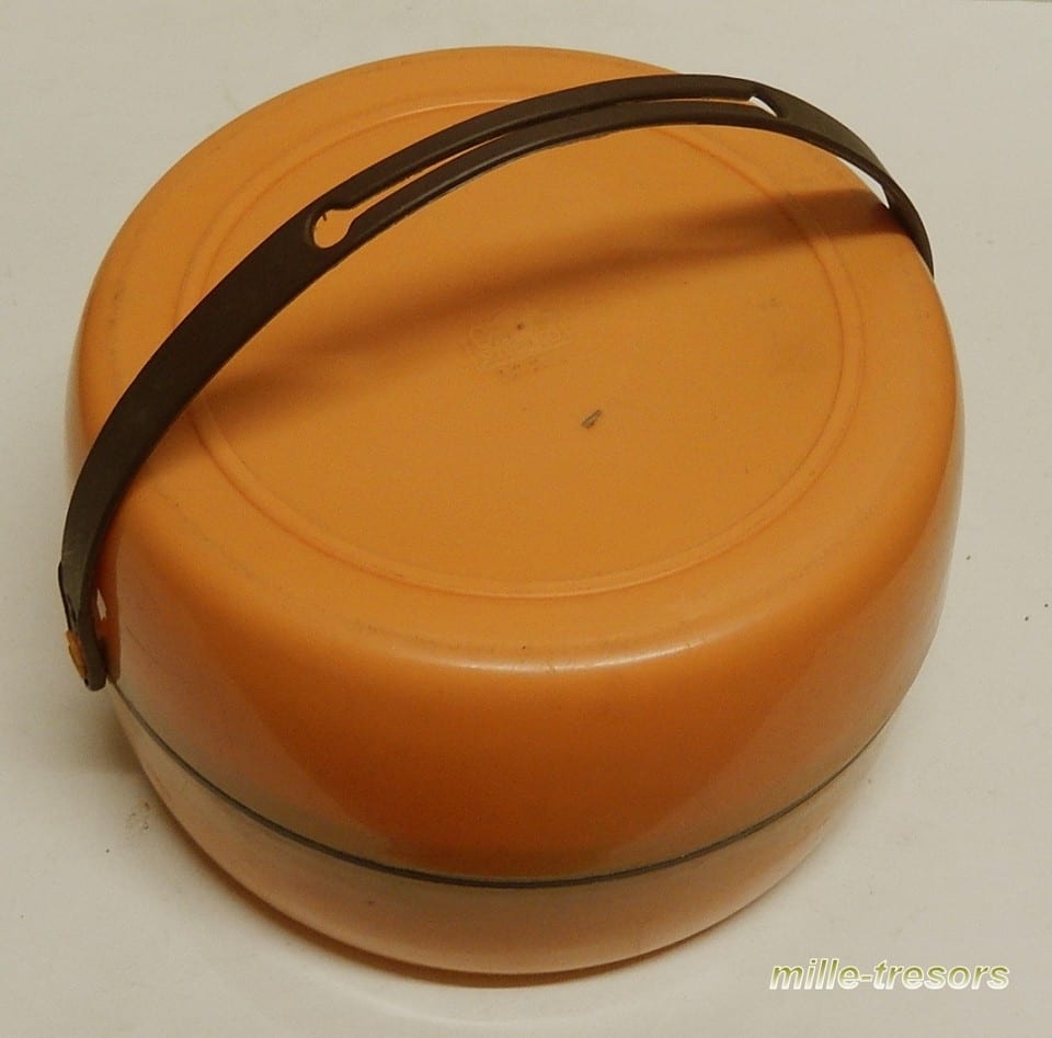Set CAMPING PIQUE-NIQUE marque OLOT couleur orange VINTAGE 70' — foto 2