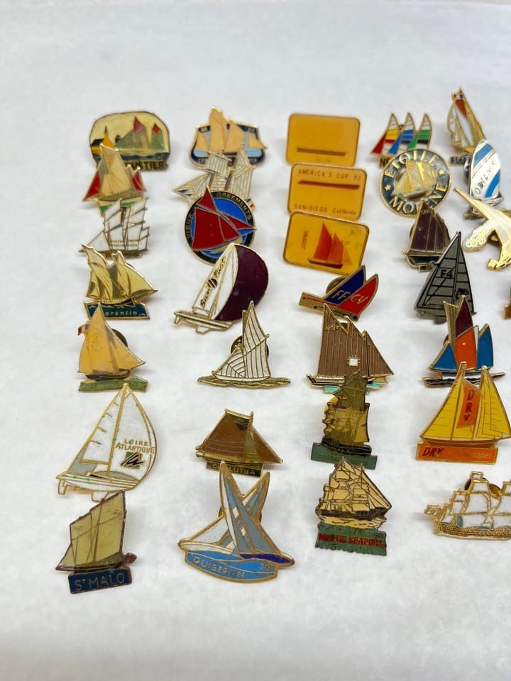 Lot 67 pin’s thème mer bateaux voile voiliers nautique sailer — photo 2