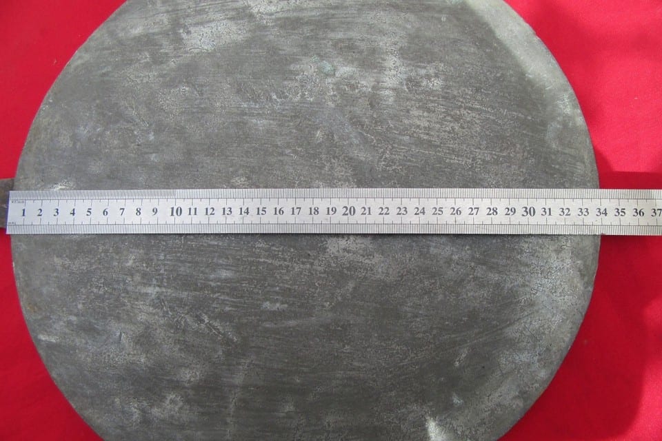 Ancien Couvercle Casserole Cuivre J Gaillard Paris  diam 34 CMS — photo 7