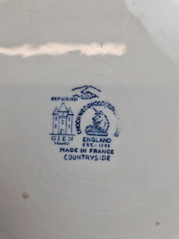 Gien x Enoch Wedgwood Countryside – dessous de plat + 2 dessous de bouteille — photo 6