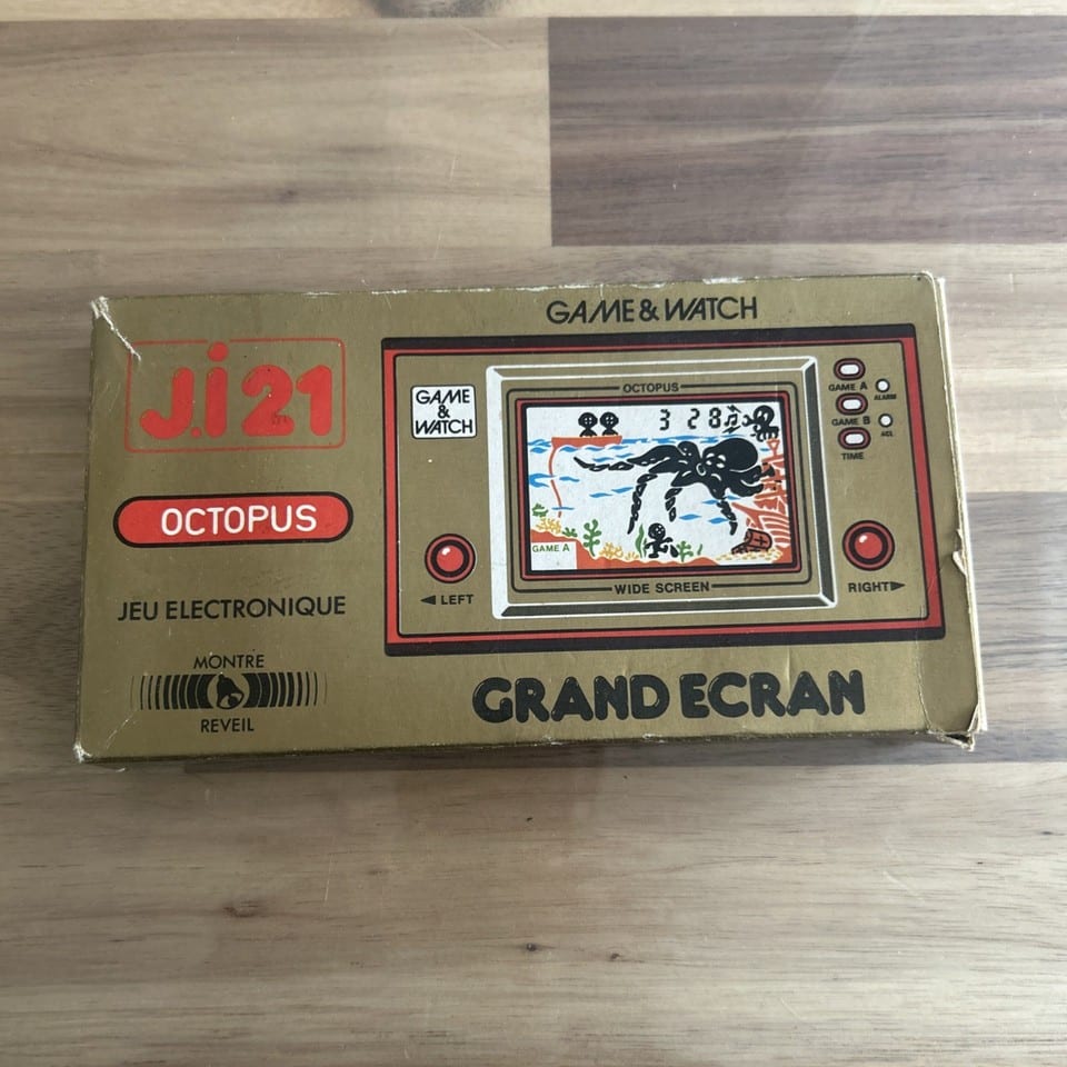 Nintendo Game & Watch  Octopus Console Portable Ji21