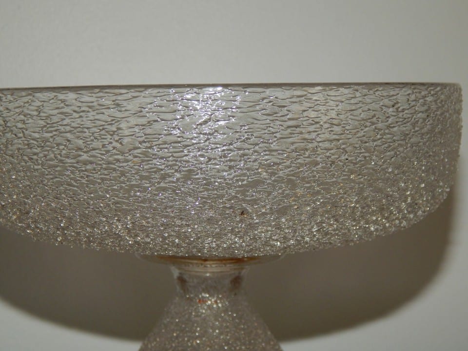 ANCIENNE Coupe Art Déco en CRISTAL Givré Baccarat ? — photo 5