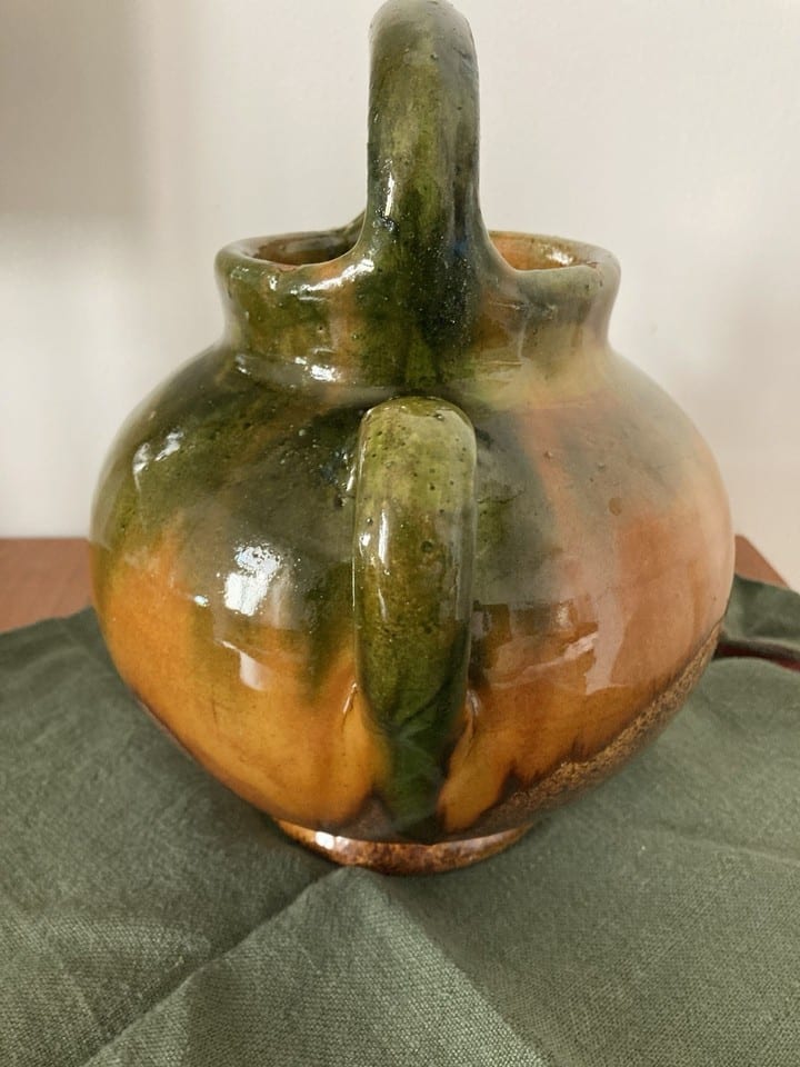 Chevrette, Gargoulette provençale en terre cuite émaillée, XXème — Foto 3