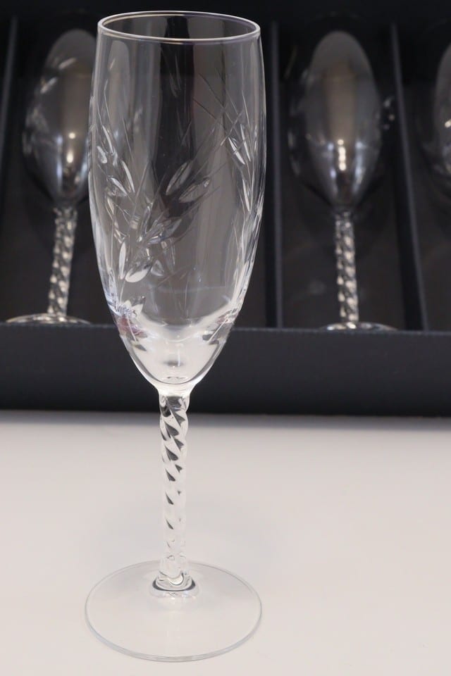 6 flûtes à champagne cristal d’Arques modèle Fleury taille Épis 17 cl — photo 2