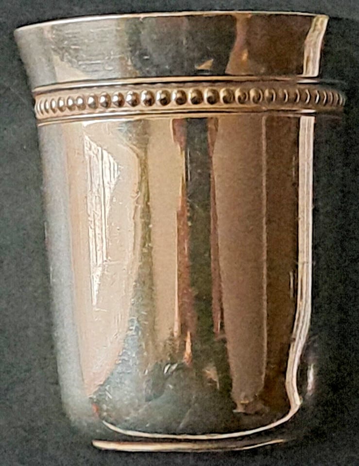 Timbale e métal argenté de chez Christofle ancienne de collection début 20ème