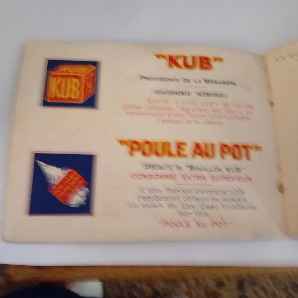 Ancien Livret de Recette Bouillon Kub  Publicité collection 1926 — photo 4