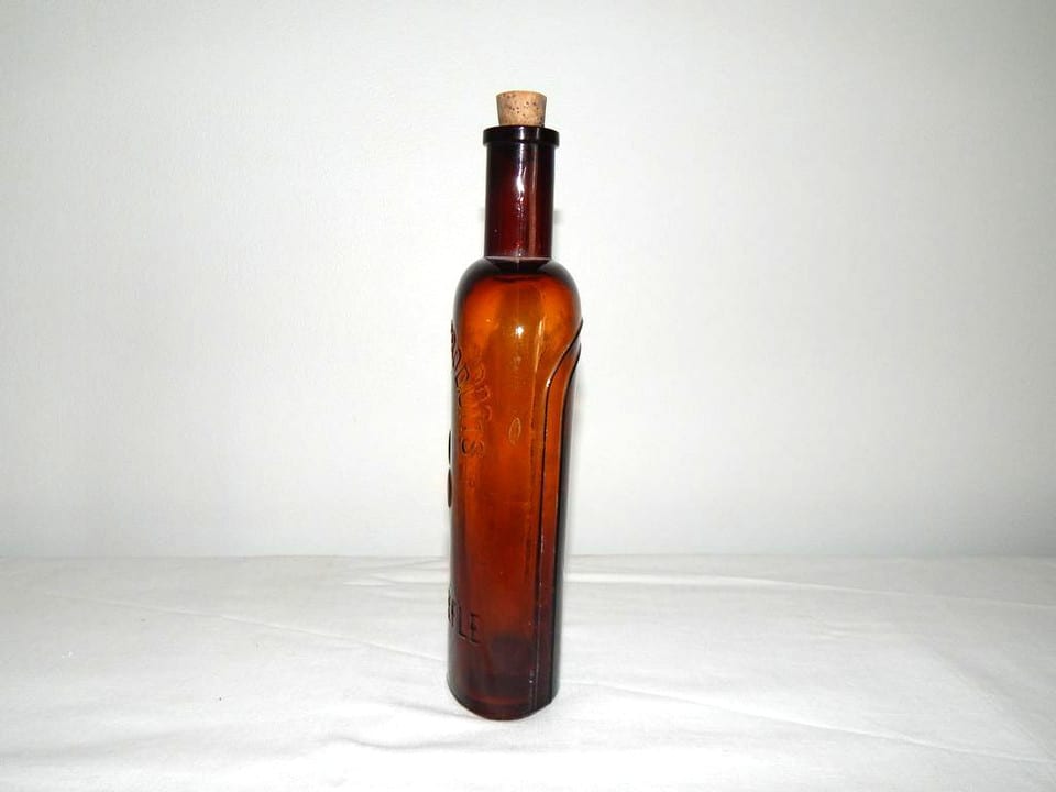 ANCIENNE et Véritable BOUTEILLE en VERRE " Société des Produits AS de Trèfle " — photo 8