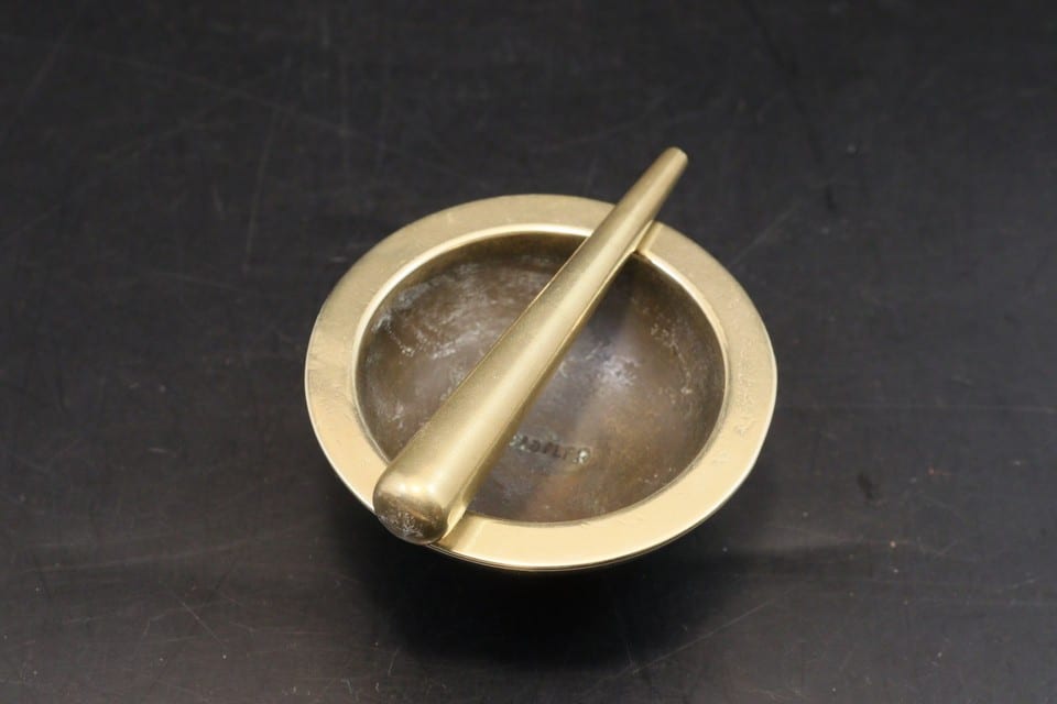 Mortier pilon pharmacie bronze COTOFLEX — Foto 4