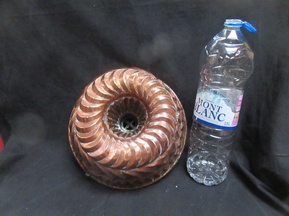 Ancien moule à gâteau en cuivre XIX siècle kouglof- monté en dents de loup — photo 4