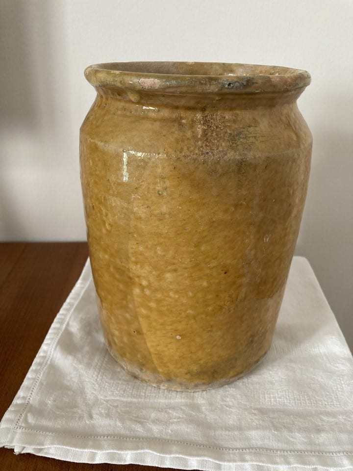 Grand pot à confit, graissier en terre cuite émaillée, XIXème — photo 5