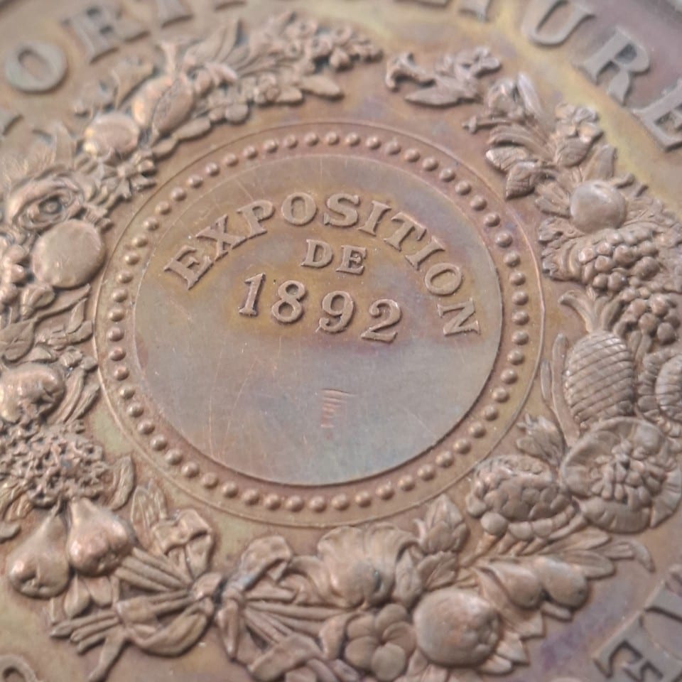 Médaille concours SOCIETE D’HORTICULTURE de la MEUSE Exposition 1892 BOTTEE — foto 2
