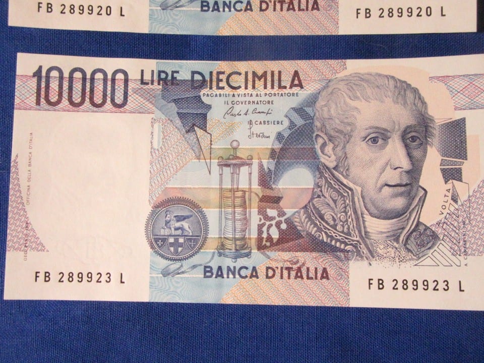 6 BILLETS  10000 LIRE DIECIMILA  1984 - ITALIE- ITALY- ITALIA — photo 6