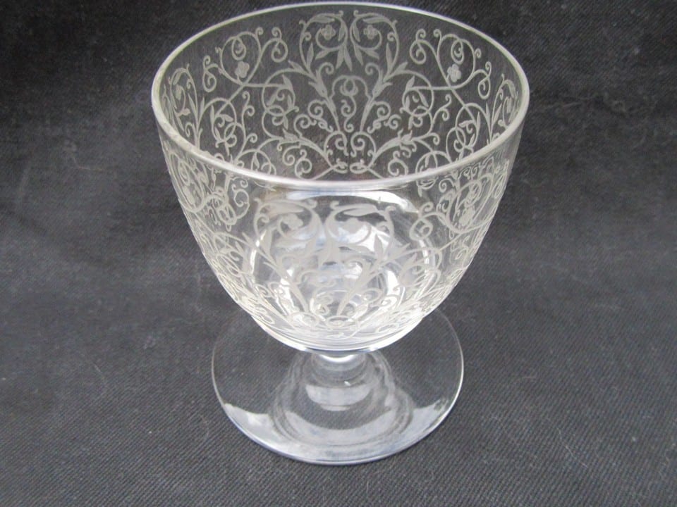 verres anciens baccarat modèle lulli art déco- lot de 7- verres à porto — photo 8