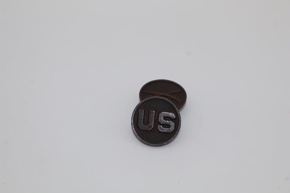Lot de 2 boutons militaires US – Infanterie – WW2 — photo 6
