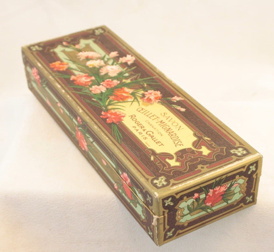 Boite ancienne cartonnée savon Roger & Gallet Paris french soap box — foto 5