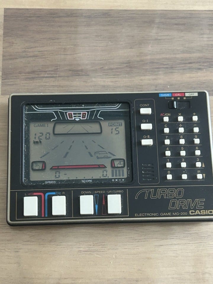 Jeu Électronique Calculatrice Casio  Turbo Drive Complet MG 200 — photo 2