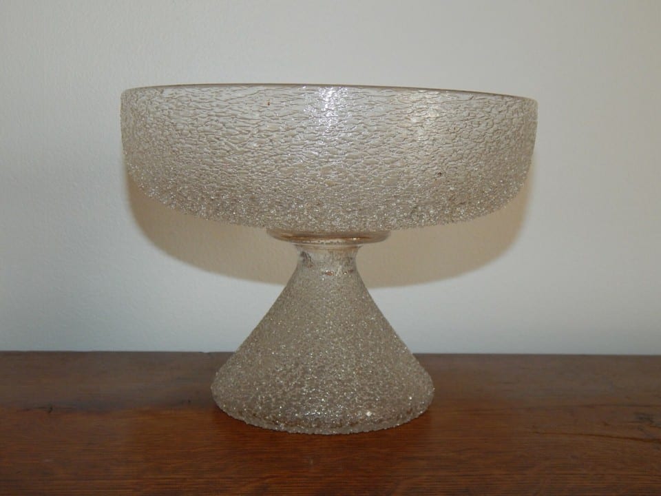 ANCIENNE Coupe Art Déco en CRISTAL Givré Baccarat ? — photo 4