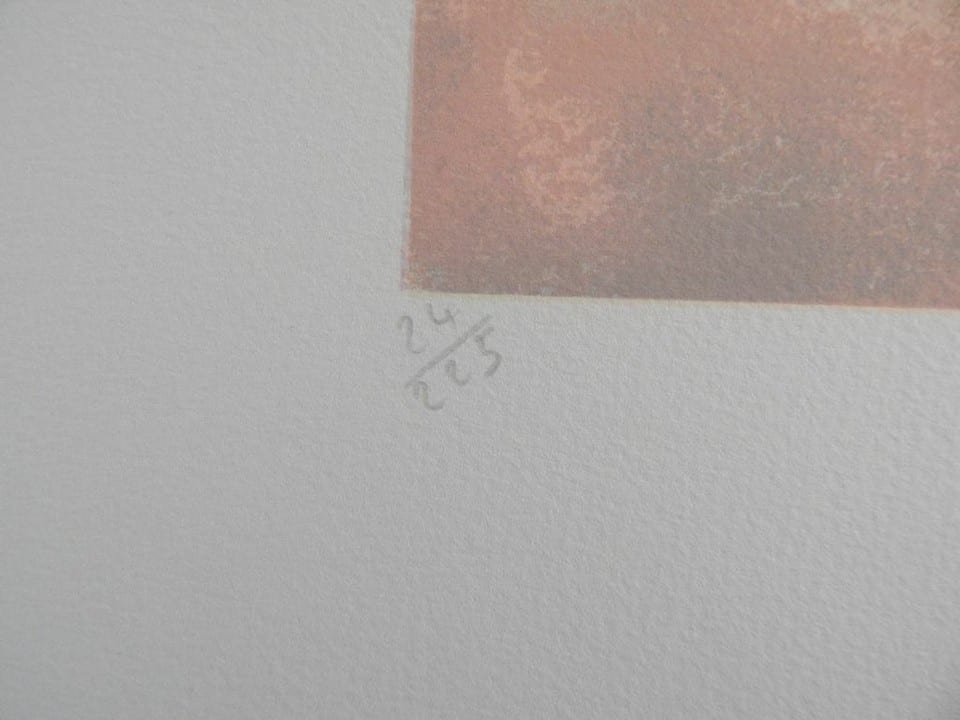 LITHOGRAPHIE ORIGINALE  " Paysage Rivière " Signée PIERRE MAS Numérotée 24/225 — photo 4