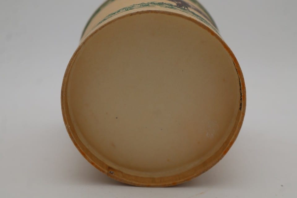 Pot à crème fraîche ancien en carton Mono-Service – Décor vache – Vintage — photo 6