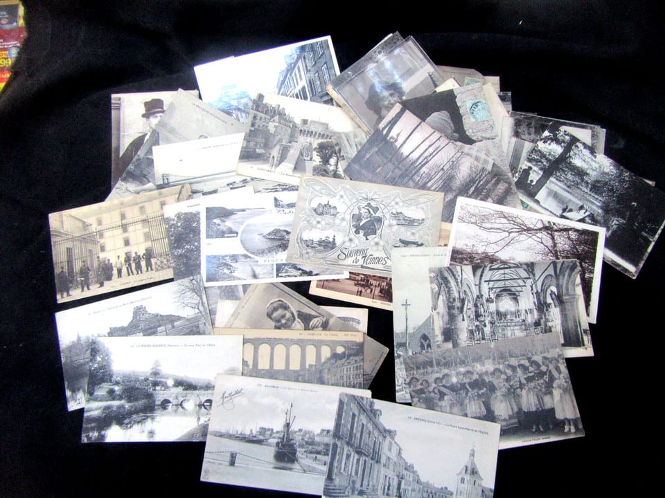 lot de 63 cartes postales anciennes Bretagne