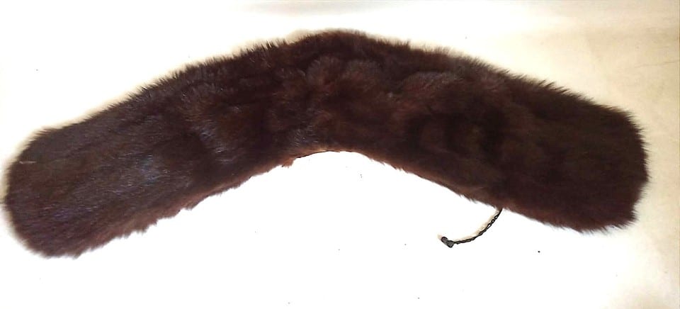 Col vison ou Ras de cou Années 30 longueur 133 cm — photo 3