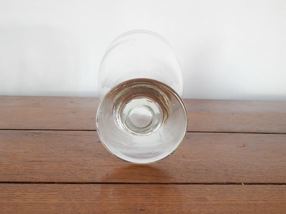 ANCIEN POT Bocal à Pharmacie ou Décoratif ? en VERRE avec Couvercle — photo 8