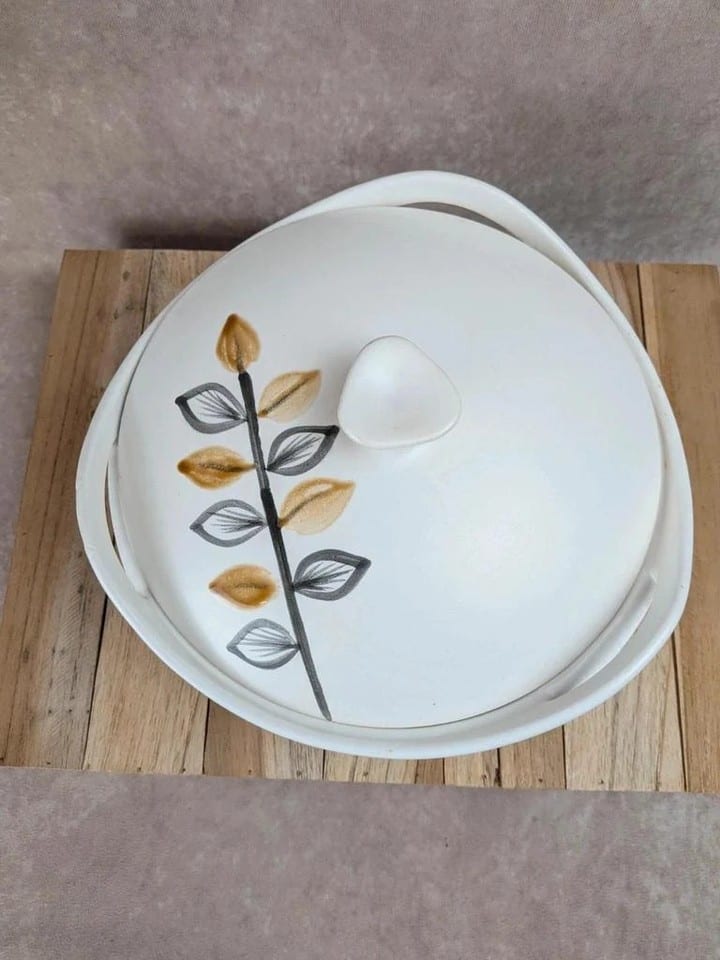 Soupière vintage Niderviller années 70 – style Capron Vallauris — photo 3