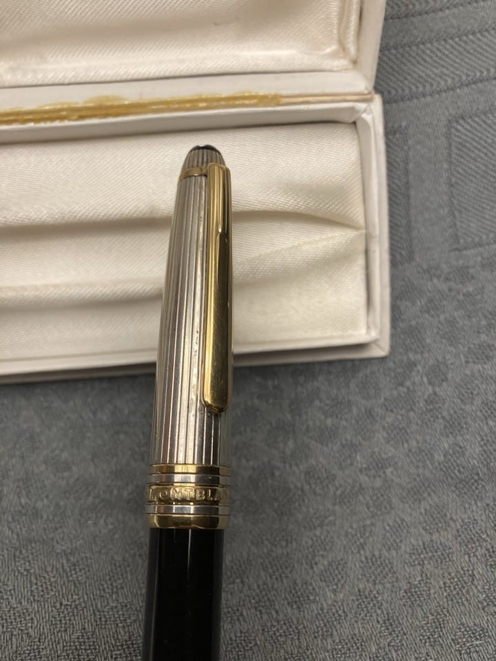 Stylo vintage Montblanc meisterstück capuchon argent massif — foto 7