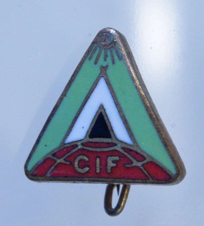 Insigne broche pin CIF Camping Club International de France vers 1933 — foto 3