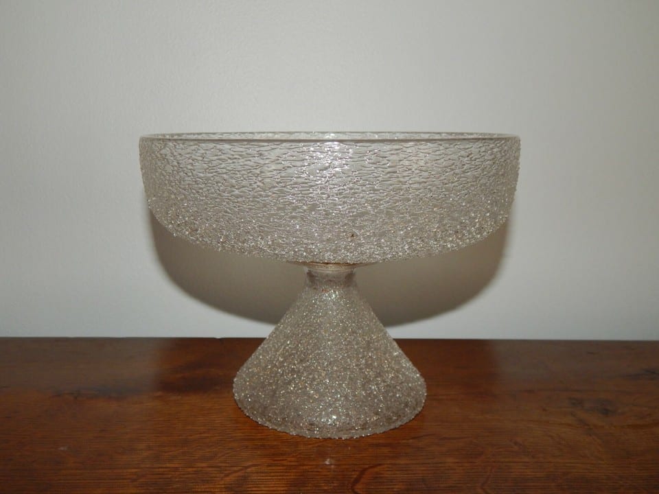 ANCIENNE Coupe Art Déco en CRISTAL Givré Baccarat ? — photo 3