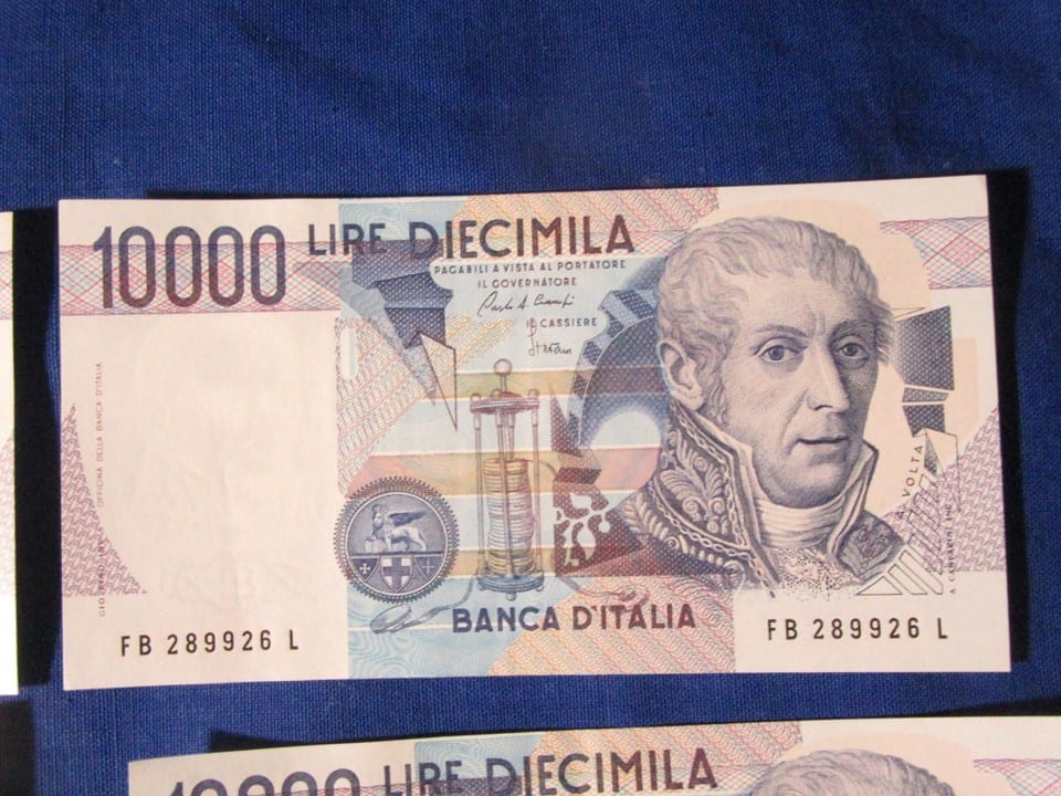 6 BILLETS  10000 LIRE DIECIMILA  1984 - ITALIE- ITALY- ITALIA — photo 2
