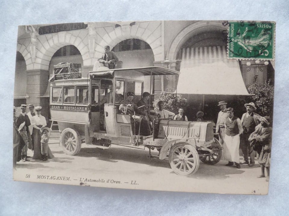 CPA ALGERIE FRANCAISE MOSTAGANEM L'AUTOMOBILE D'ORAN 1912 ORIGINAL FRANCE